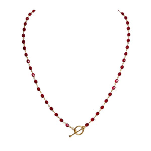 VIRGINS SAINTS & ANGELS VSA Delfina 6mm Crystal Garnet