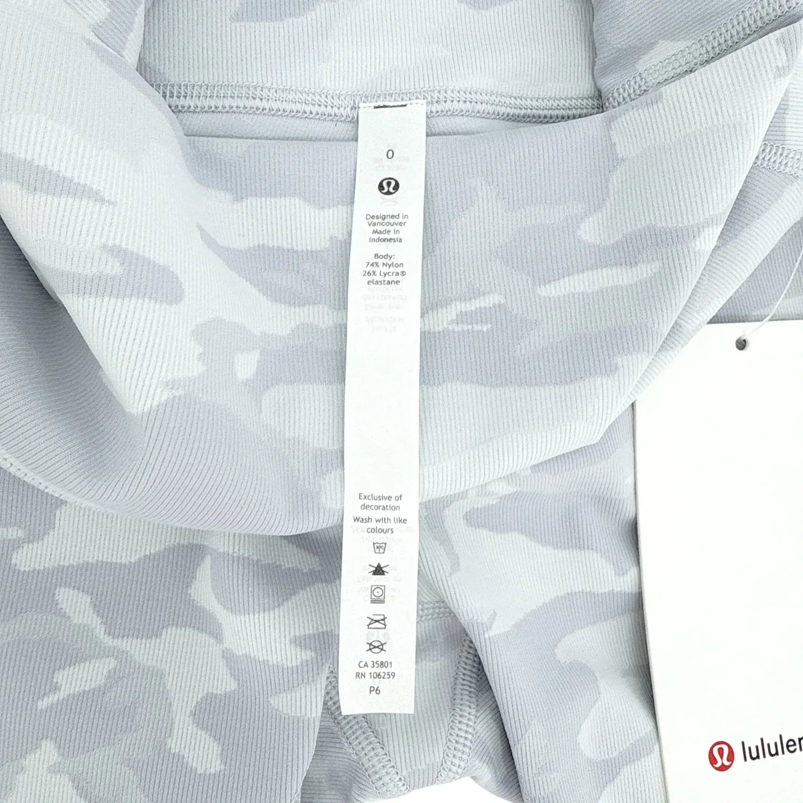 LULULEMON Wunder Under High Rise Short 10" Incognito Camo 0 - flyKAMP