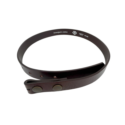 VIRGINS SAINTS & ANGELS VSA Belt Strap .75 in Brown XS