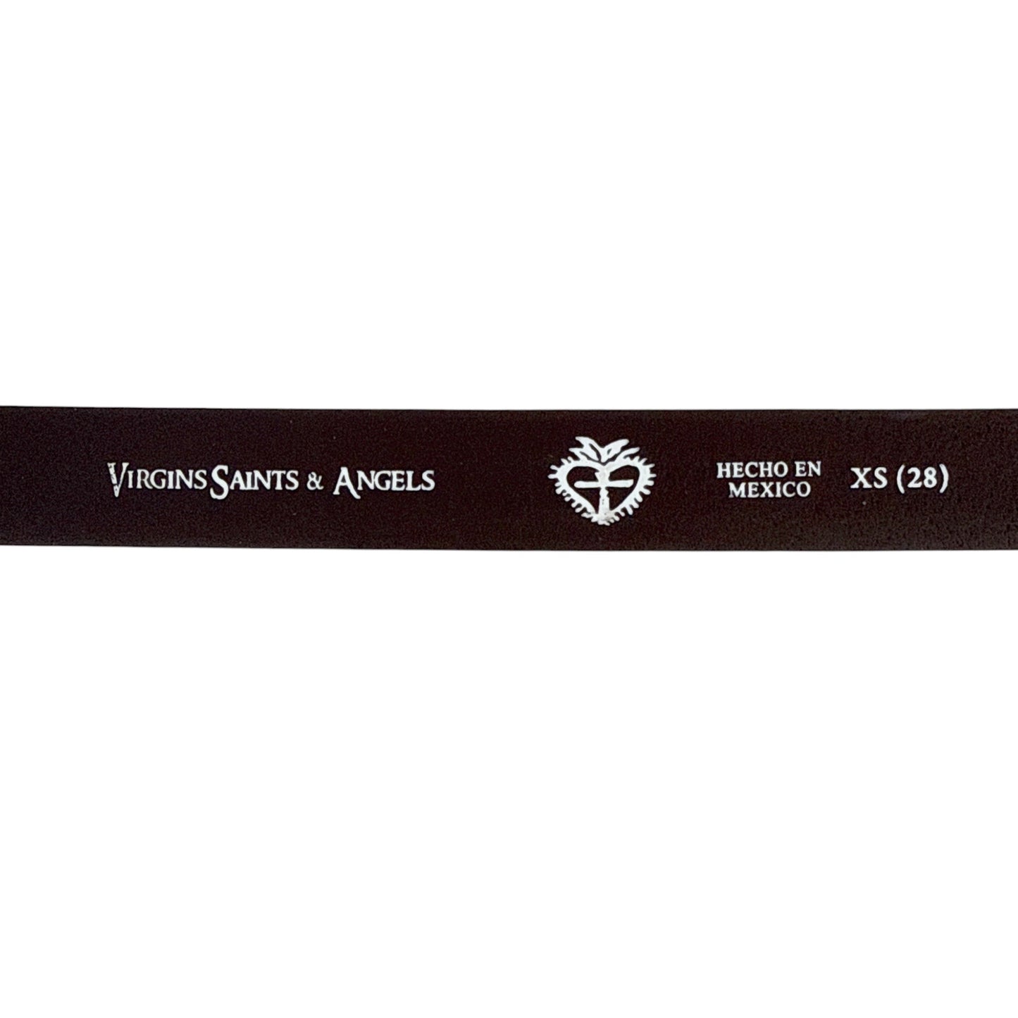 VIRGINS SAINTS & ANGELS VSA Belt Strap .75 in Brown XS