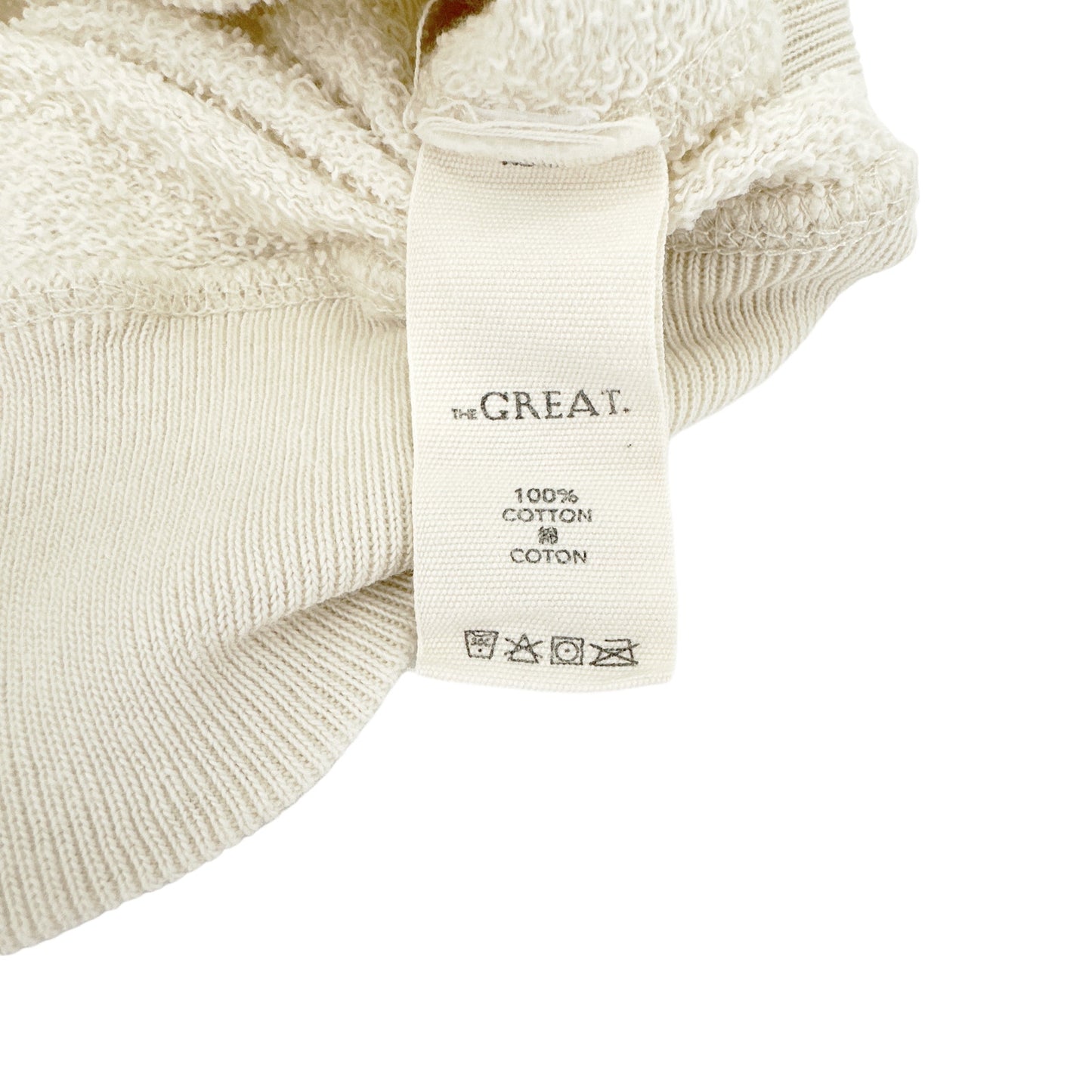 The GREAT. The College Sweatshirt Love Embroidery 0 | XS