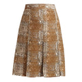 TORY BURCH Hull Skirt Brown Blackwatch 2|XS - flyKAMP