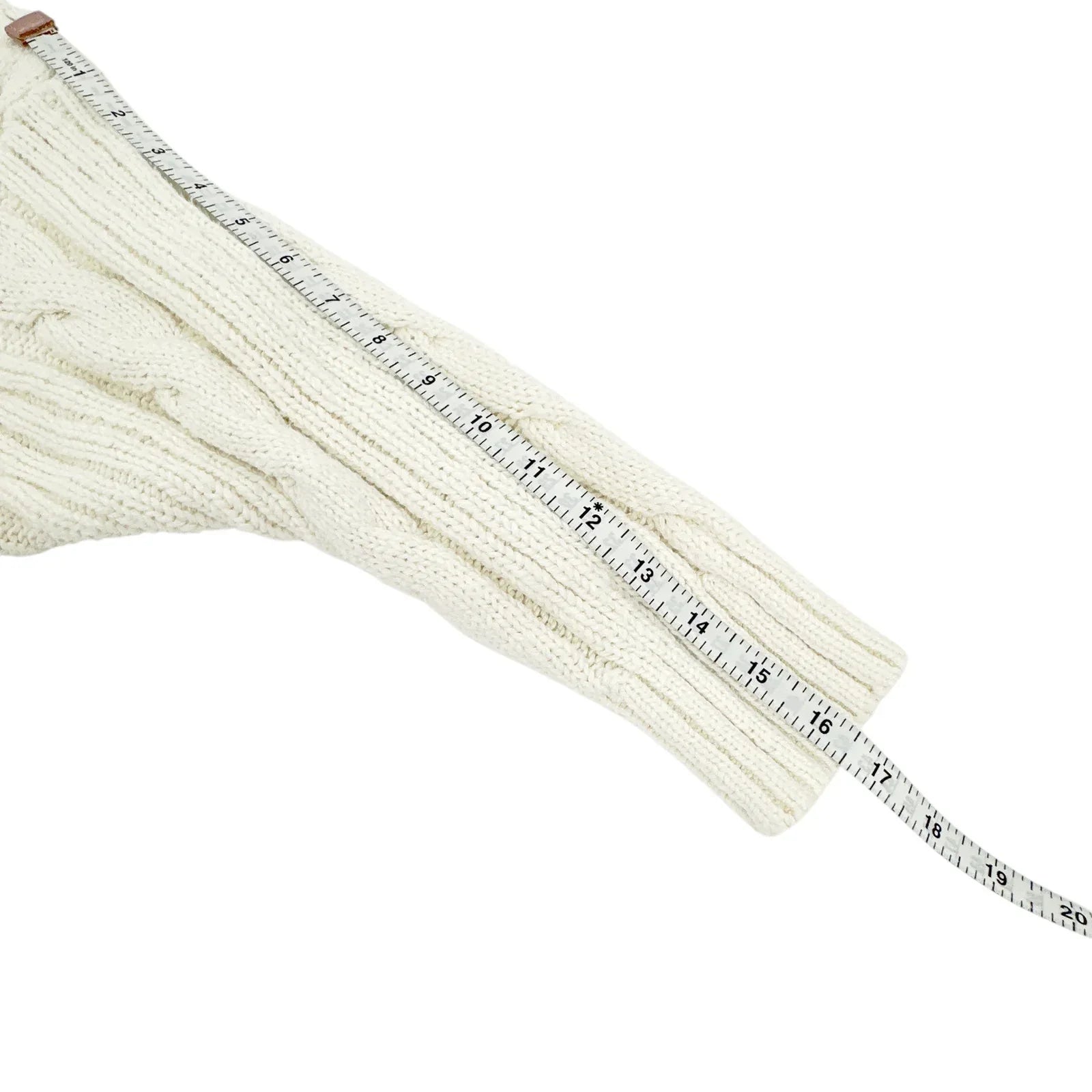DENIMIST Split Neck Cable Sweater XXS - flyKAMP