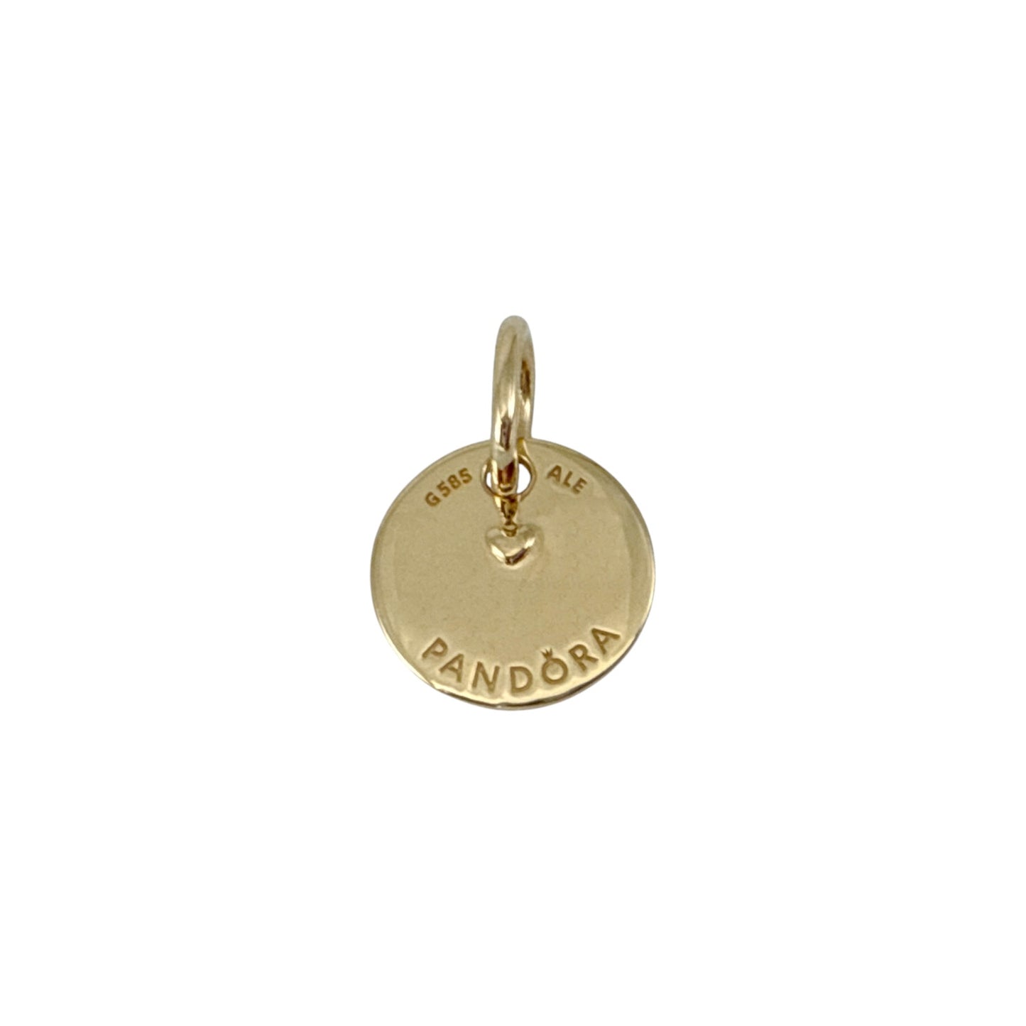 PANDORA Peace, Love & Luck Dangle Charm in 14K Gold