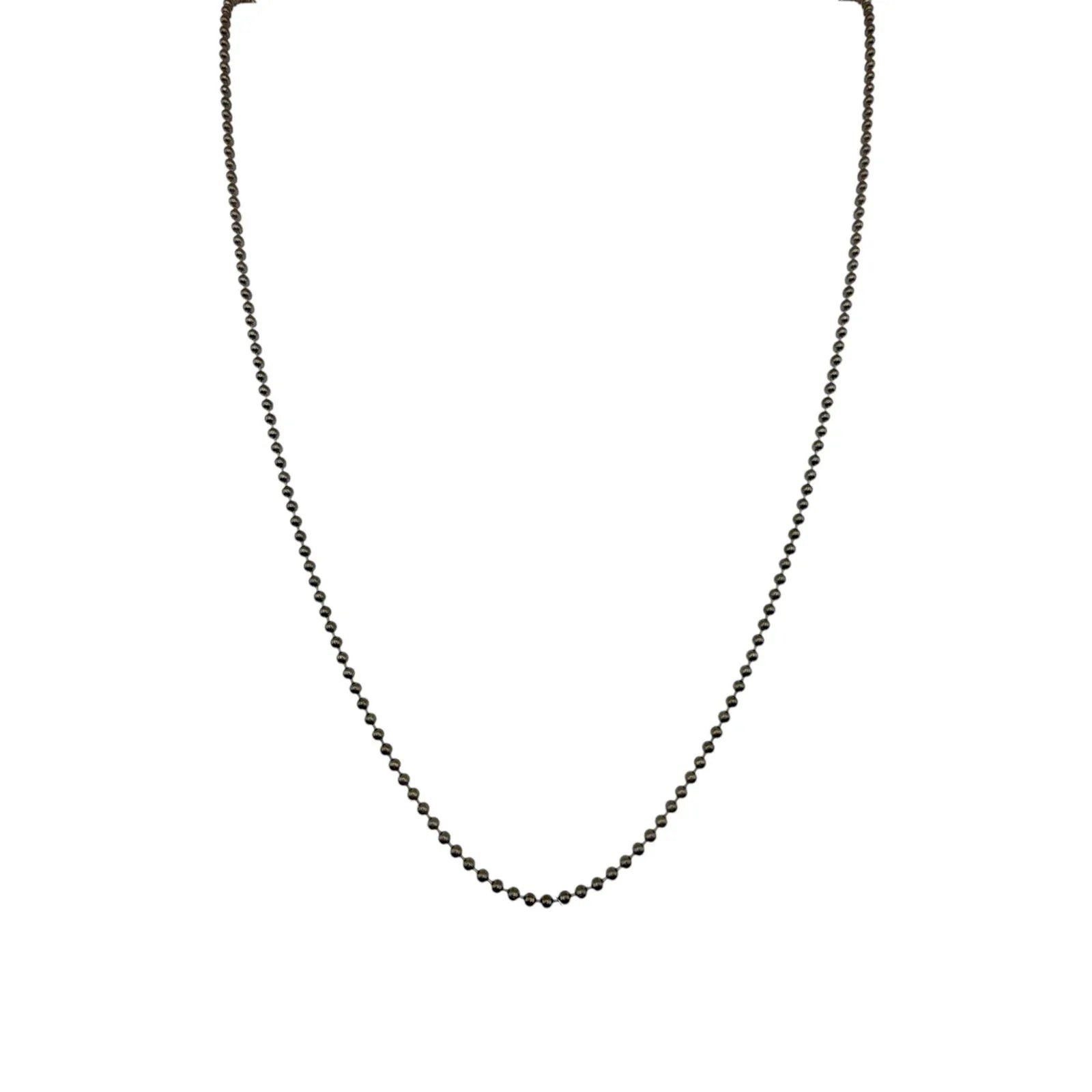 VIRGINS SAINTS & ANGELS VSA Bronze Ball Chain Plated in Gunmetal - flyKAMP