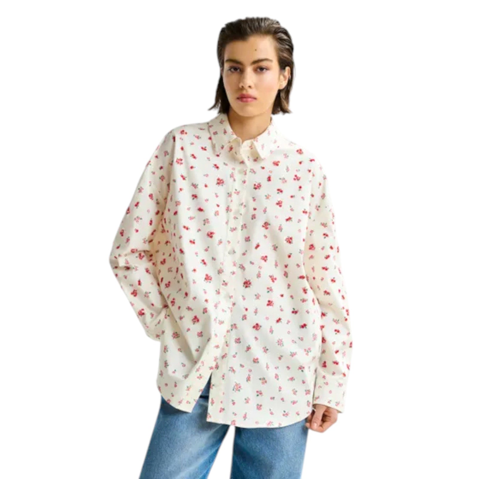 ESSENTIEL ANTWERP Ililly Floral Print Oversized Shirt XS Essentiel Antwerp