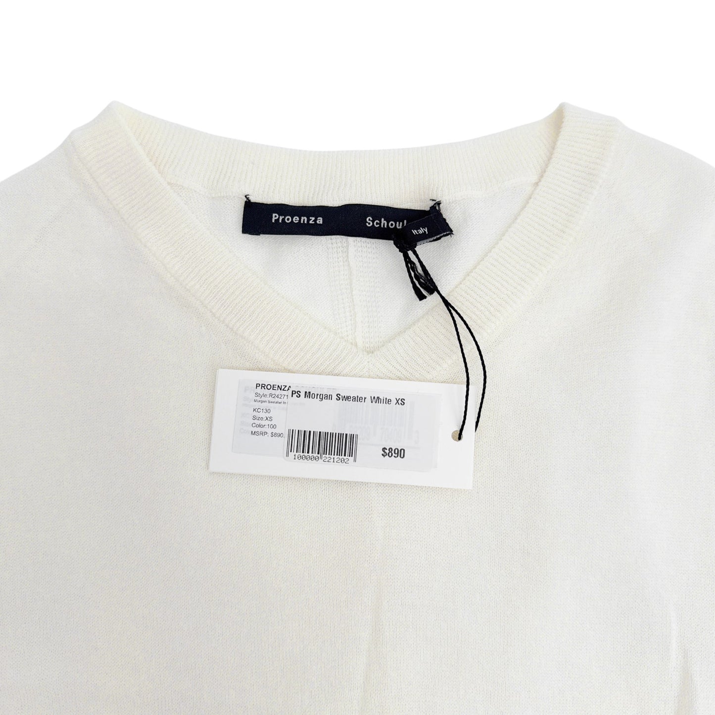 PROENZA SCHOULER Morgan Sweater in Cotton Silk XS