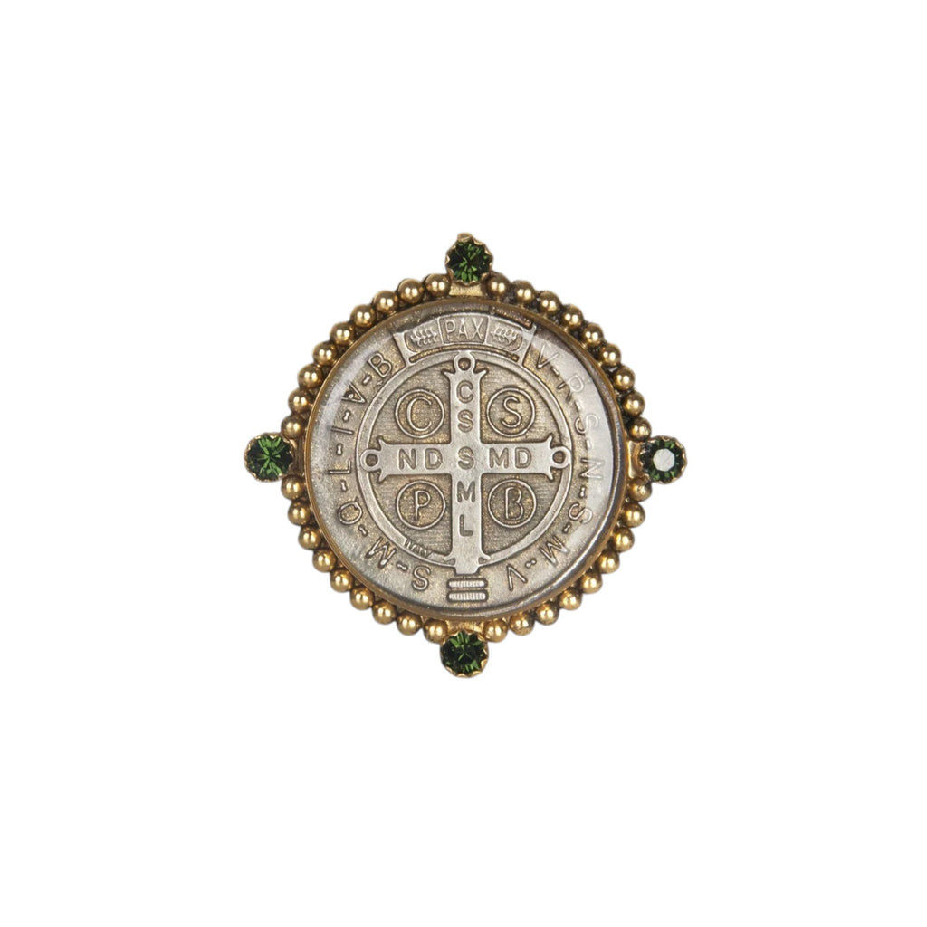VIRGINS SAINTS & ANGELS VSA Bespoke Grande San Benito Medallion Shamrock Virgins Saints & Angels