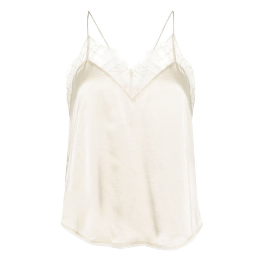 IRO Berwyn Silk Camisole in Ecru FR36|Small