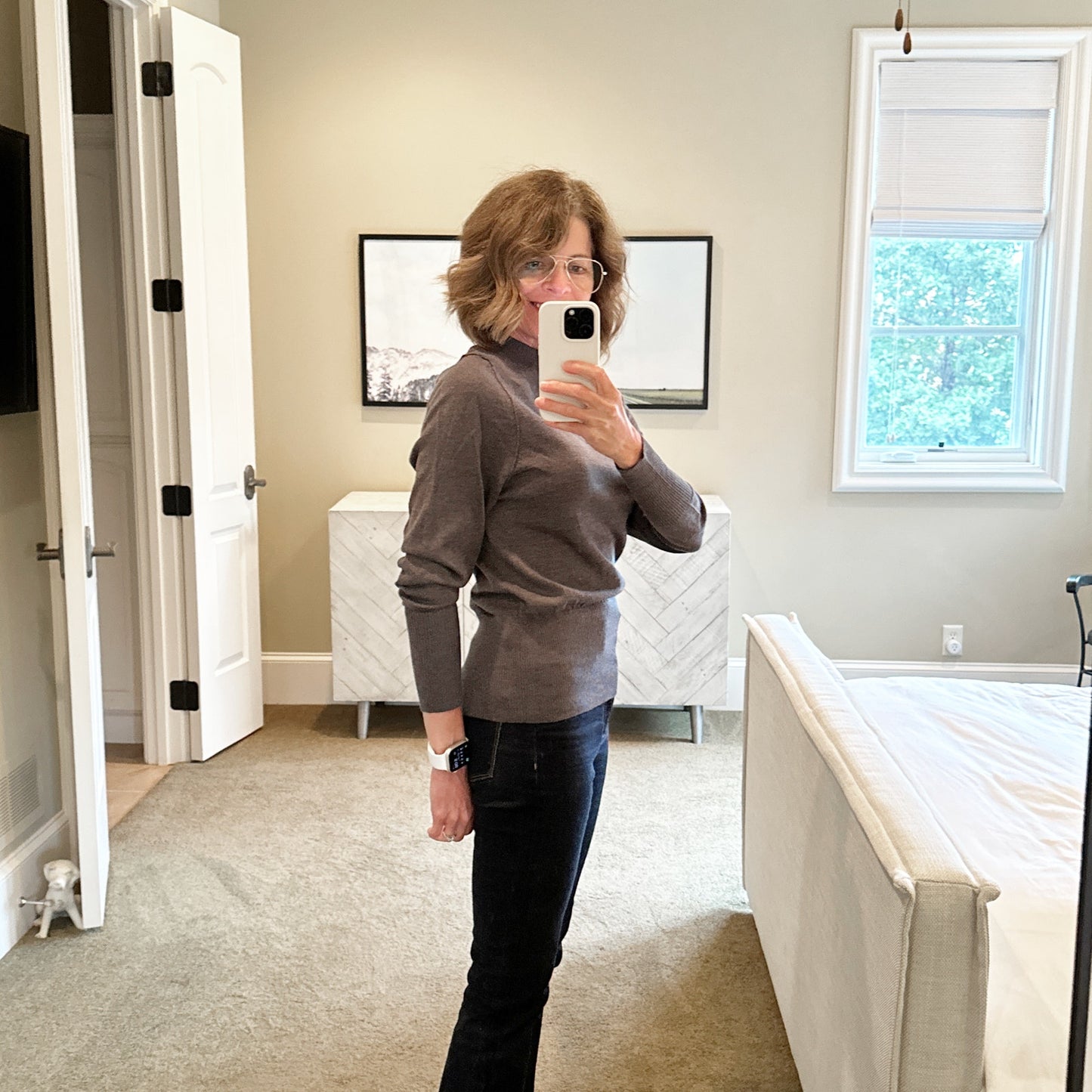 RAG & BONE Sydney Turtleneck in Charcoal S