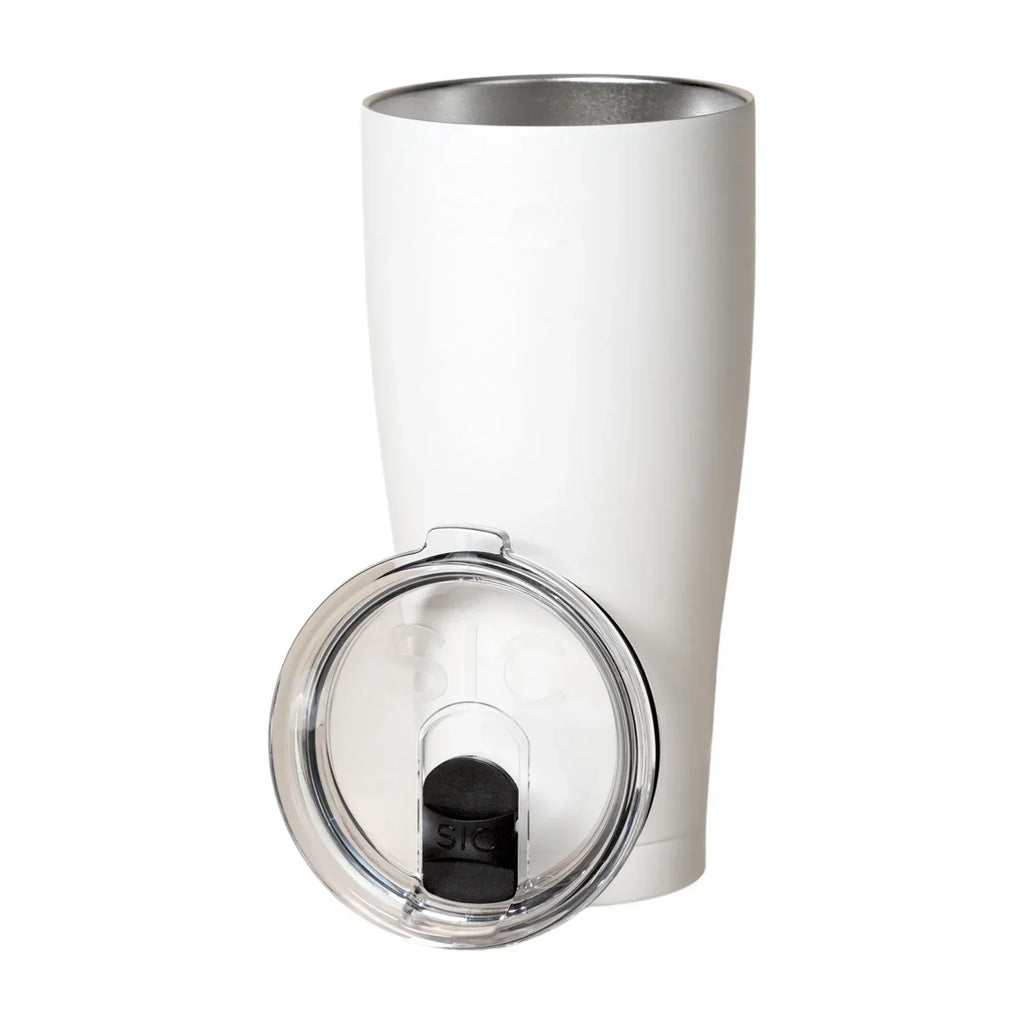 SIC Seriously Ice Cold 30 oz Tumbler in Matte White - flyKAMP