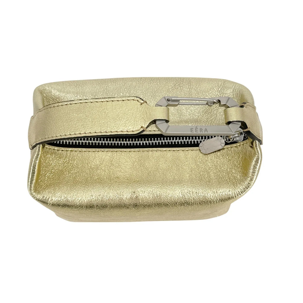 EERA Metallic Moon Bag in Laminated Gold - flyKAMP