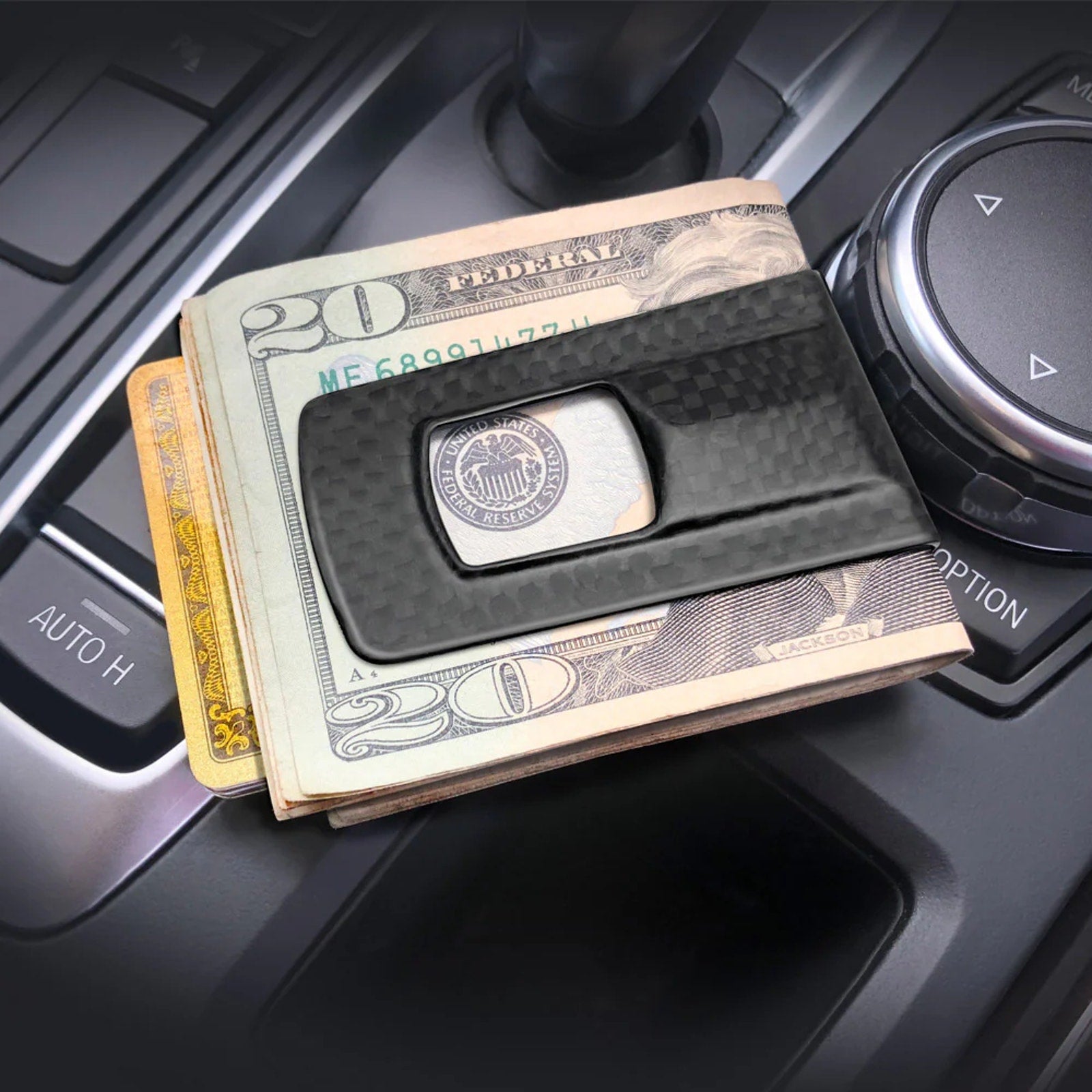 M-CLIP Tightwad Carbon Fiber Money Clip in Black M-Clip