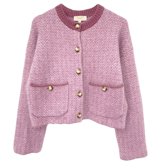 SEZANE Teo Jacket in Lilac Orchid S
