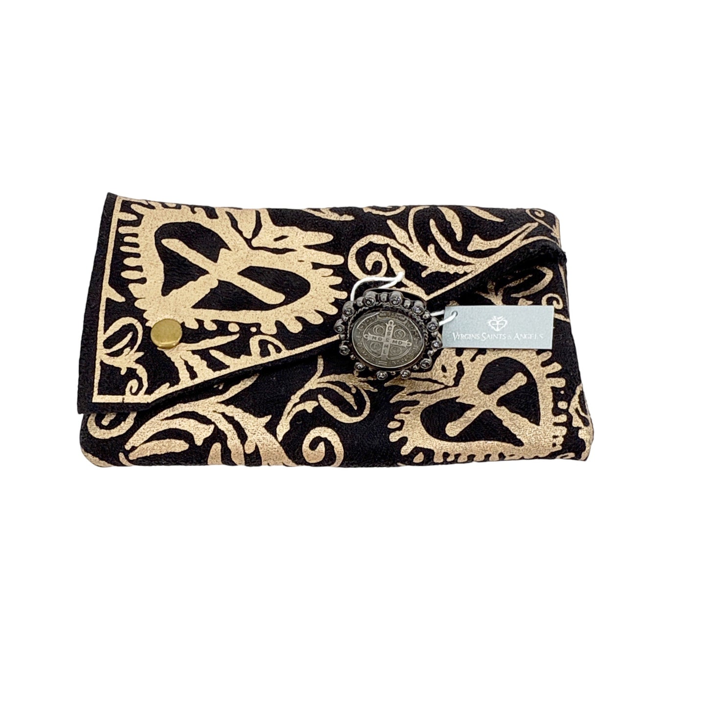 VIRGINS SAINTS & ANGELS VSA Vintage San Benito Ring Sterling Silver Gunmetal 6