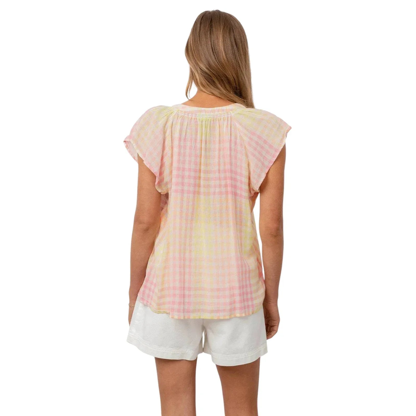 RAILS Alena Top in Lemon Raspberry S - flyKAMP