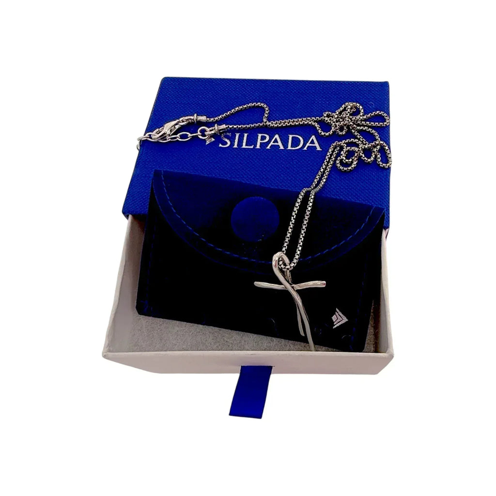 SILPADA Organic Cross Pendant Necklace - flyKAMP