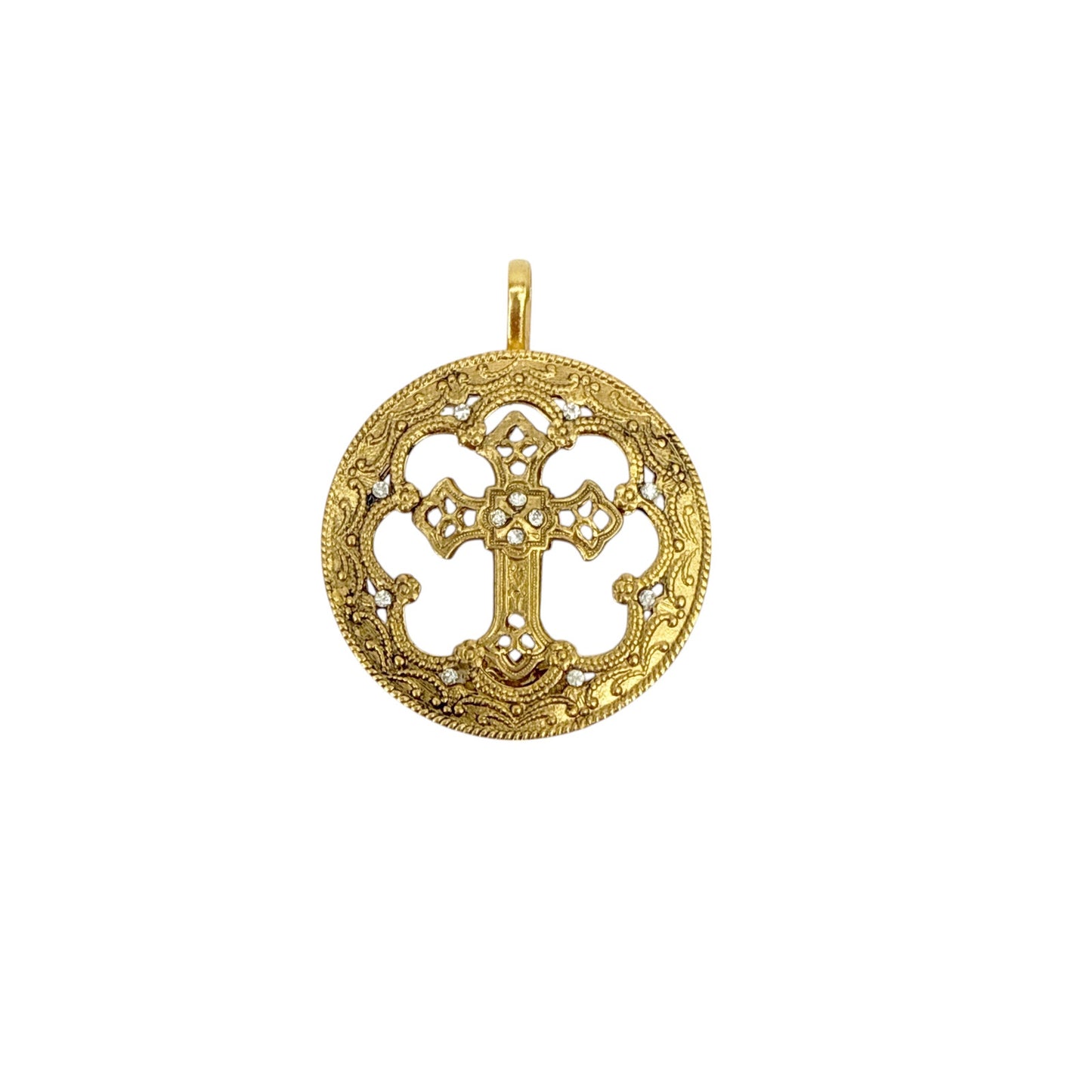 VIRGINS SAINTS & ANGELS VSA Basilica Hope Medallion in Gold