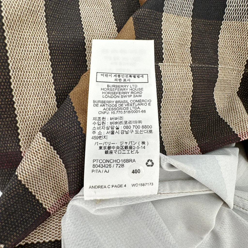 BURBERRY Andrea Check Biker Short XS - flyKAMP