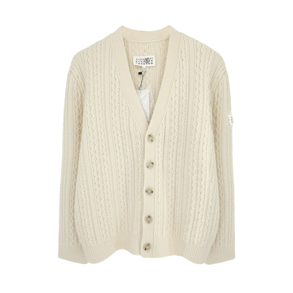 MM6 Maison Margiela Cable Knit Cardigan S MM6 Maison Martin Margiela
