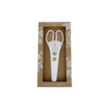 MACKENZIE-CHILDS Check Kitchen Shears in Pink & White Check Mackenzie-Childs