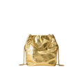 VERONICA BEARD Small Slouch Leather Shoulder Bag in Gold Veronica Beard