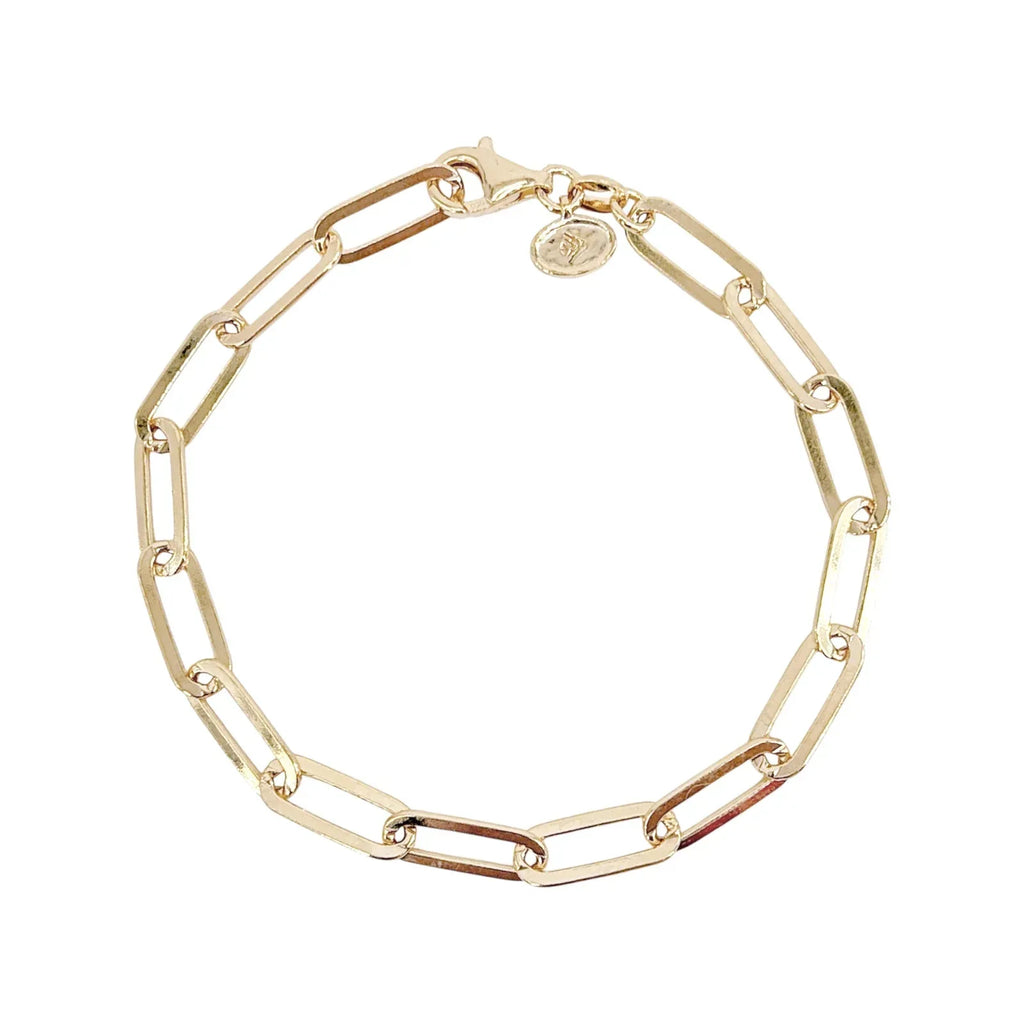 SILPADA Golden Oval Bracelet in 14K Gold Plated - flyKAMP