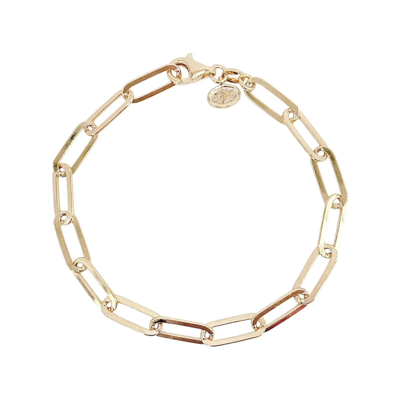 SILPADA Golden Oval Bracelet in 14K Gold Plated - flyKAMP