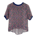 ANTHROPOLOGIE One Fine Day Floral Silk Blouse XS - flyKAMP