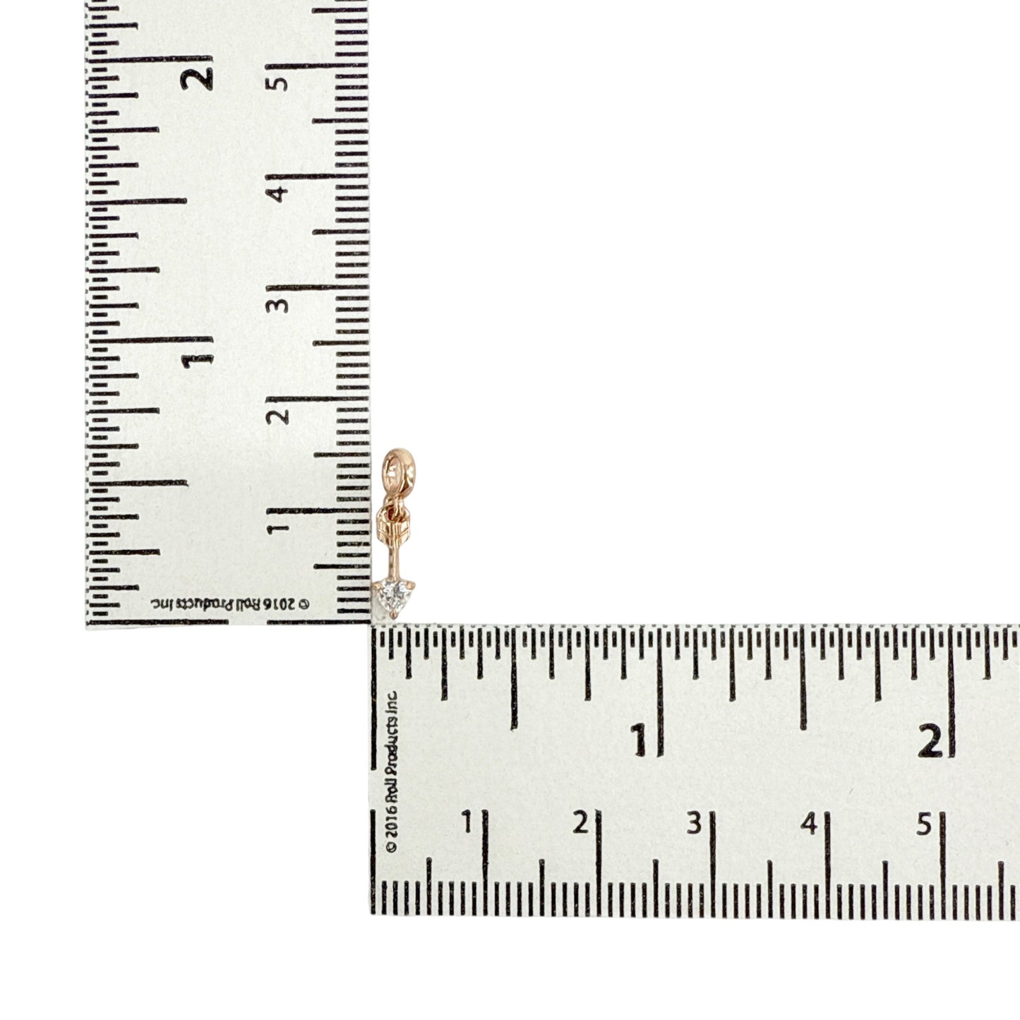 PANDORA ME Arrow of Love Mini Dangle Charm 14K Rose Gold Plating