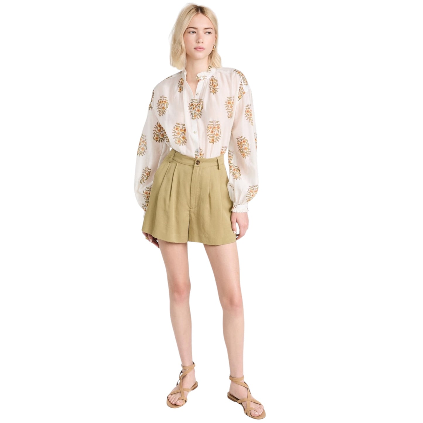 ALIX of BOHEMIA Poet Buttercup Blouse S