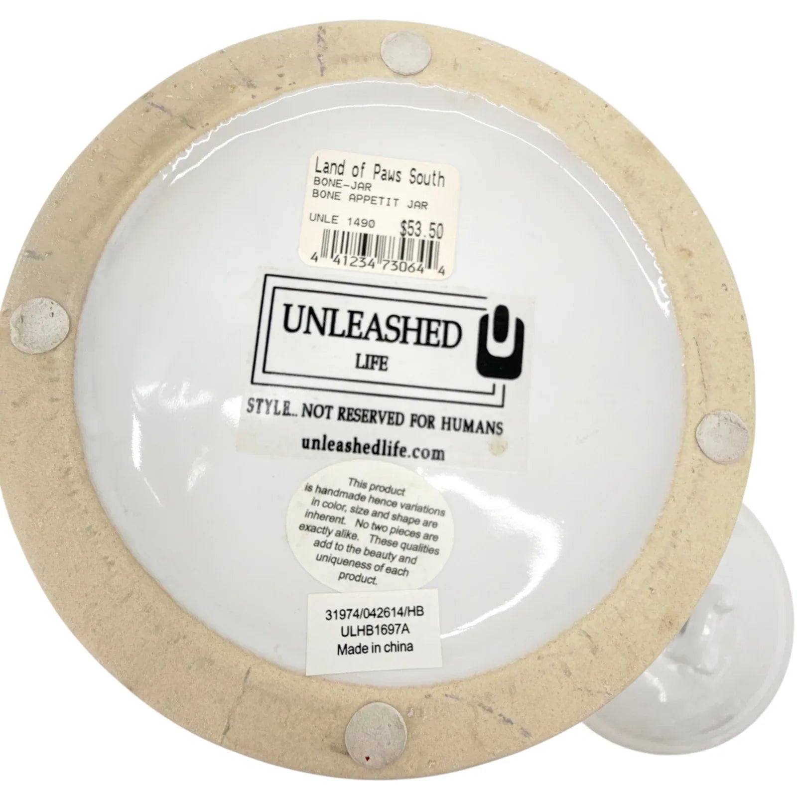 UNLEASHED LIFE Bone Appetit Collection Treat Canister Jar - flyKAMP