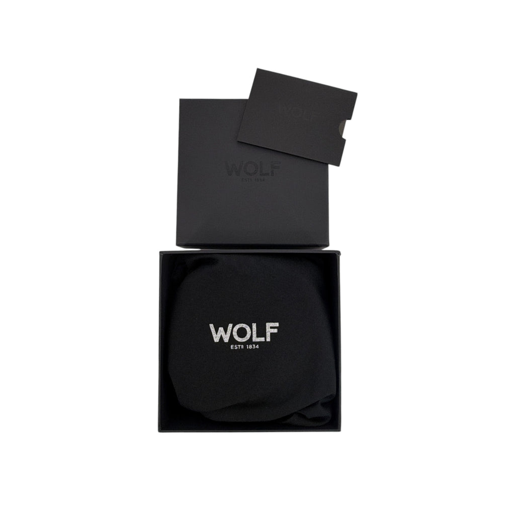 WOLF Sophia Round Zip Case in Forest Green Wolf