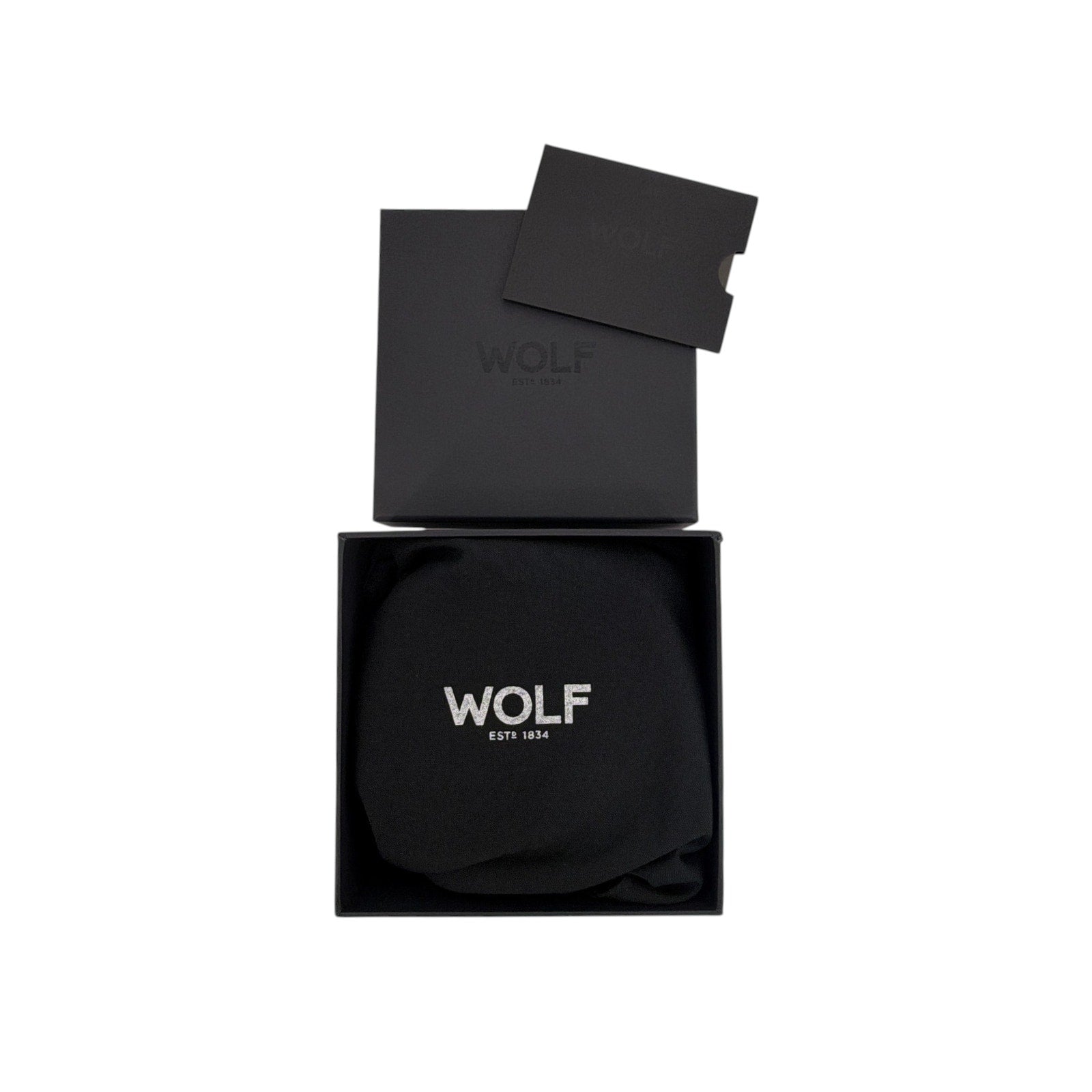 WOLF Sophia Round Zip Case in Forest Green Wolf