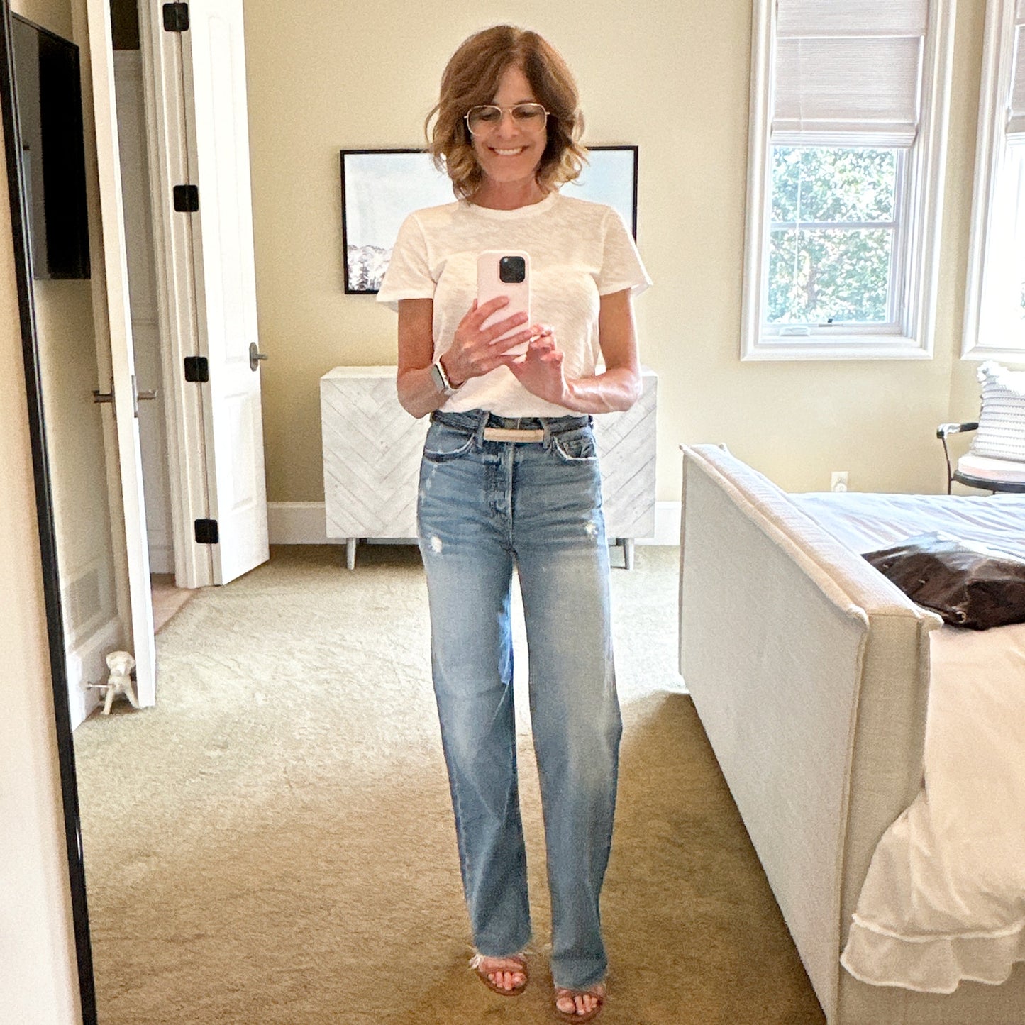 GRLFRND Carla Super High-Rise Bell Jeans 24