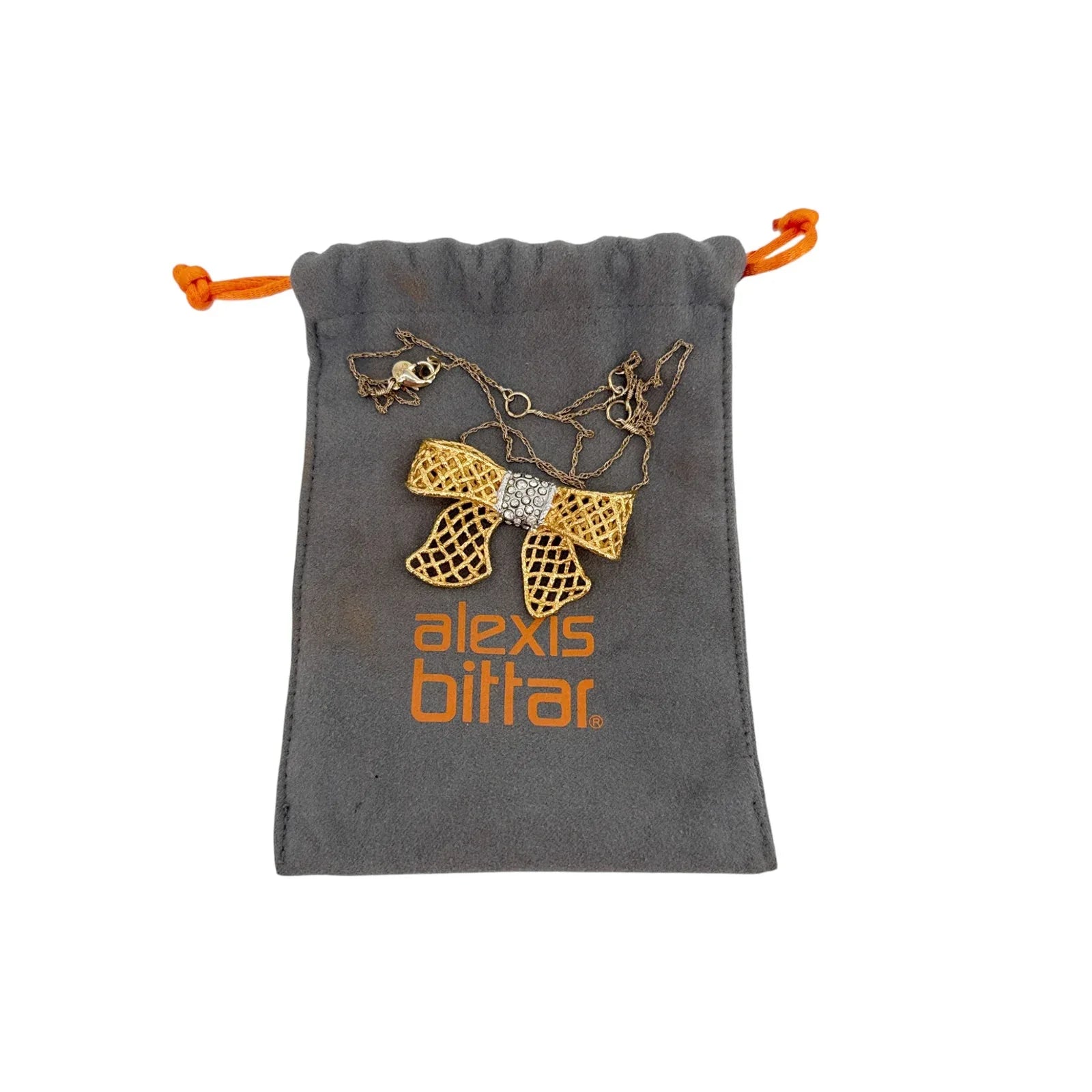 ALEXIS BITTAR Archive Elements Pavé Bow Necklace - flyKAMP