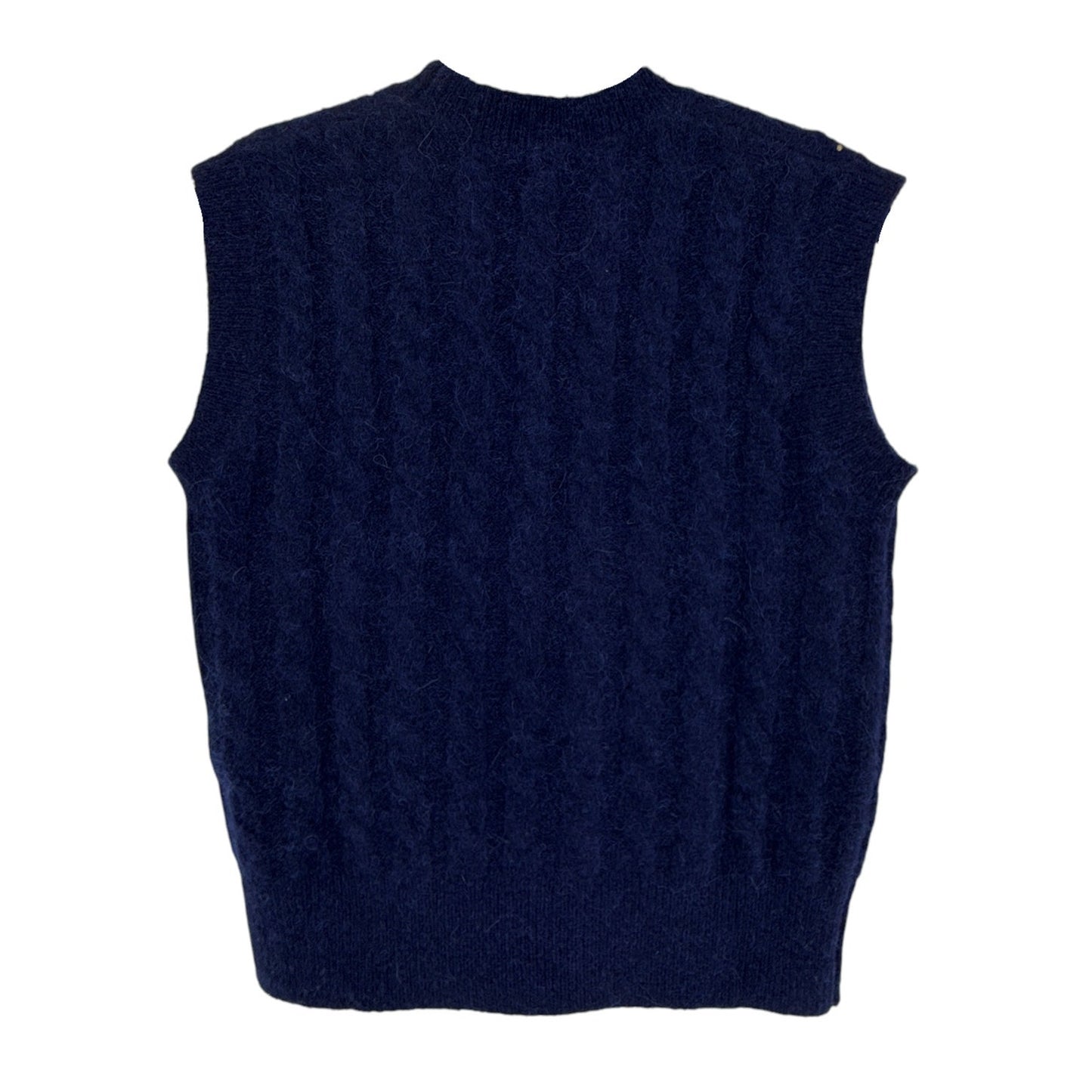 MAJE Maela Embellished Sweater Vest in Marine 3|L