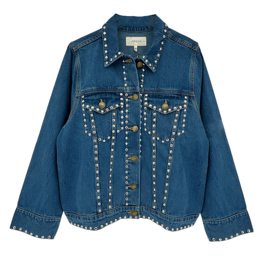 THE GREAT. The Studded Denim Jacket. 1|S
