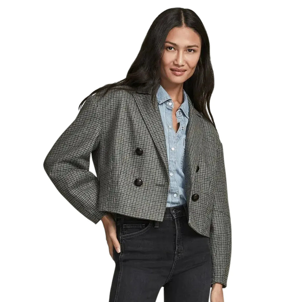 VERONICA BEARD Sybille Jacket in Sage Multi 4|S - flyKAMP