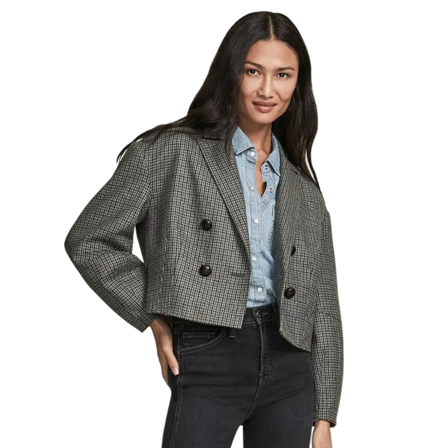 VERONICA BEARD Sybille Jacket in Sage Multi 4|S