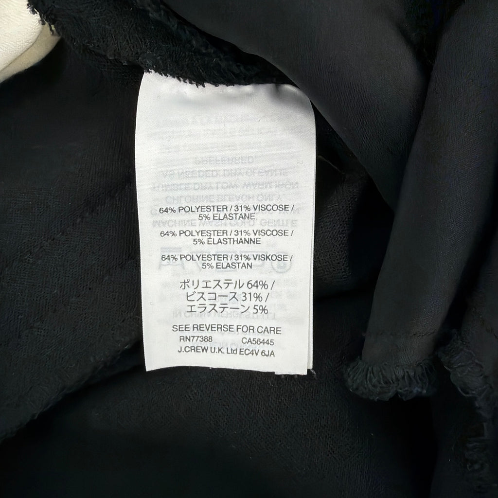J.CREW 365 Edie Full Length Trouser in Four Season Stretch Black 00 J.CREW