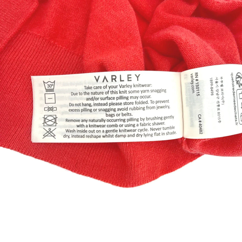 VARLEY Toni Polo Knit Tee in Poinsettia S - flyKAMP