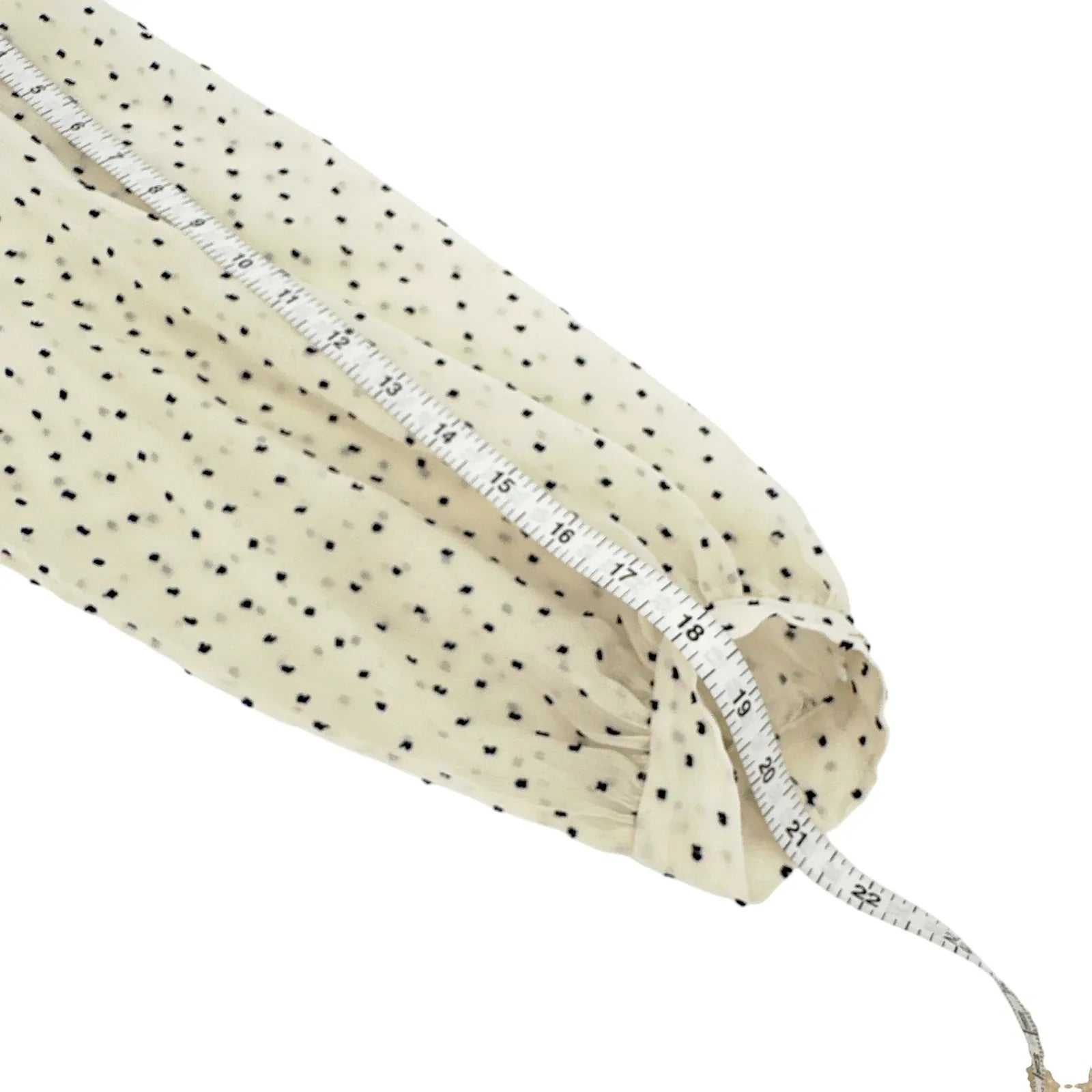 SANDRO Noelle Jabot Detail Swiss Dot Blouse 2|M - flyKAMP