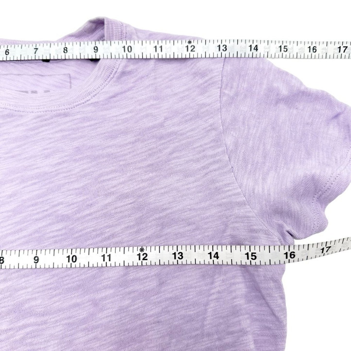 ATM Anthony Thomas Melillo Slub Jersey Schoolboy Crew Neck Tee in Iris XS
