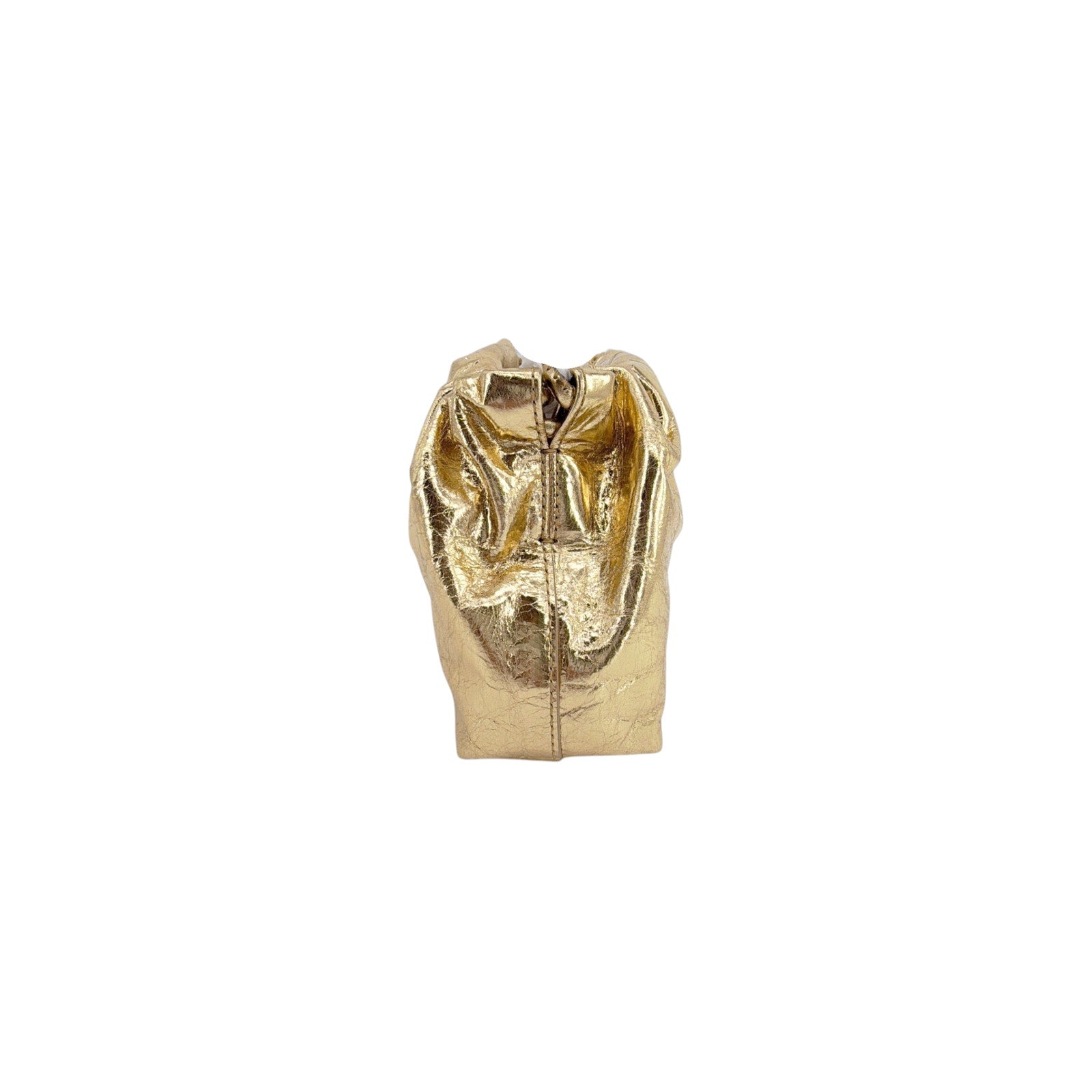 VERONICA BEARD Small Metallic Stash Bag in Gold Veronica Beard