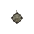 VIRGINS SAINTS & ANGELS VSA Bespoke San Benito Medallion in Gunmetal Virgins Saints & Angels