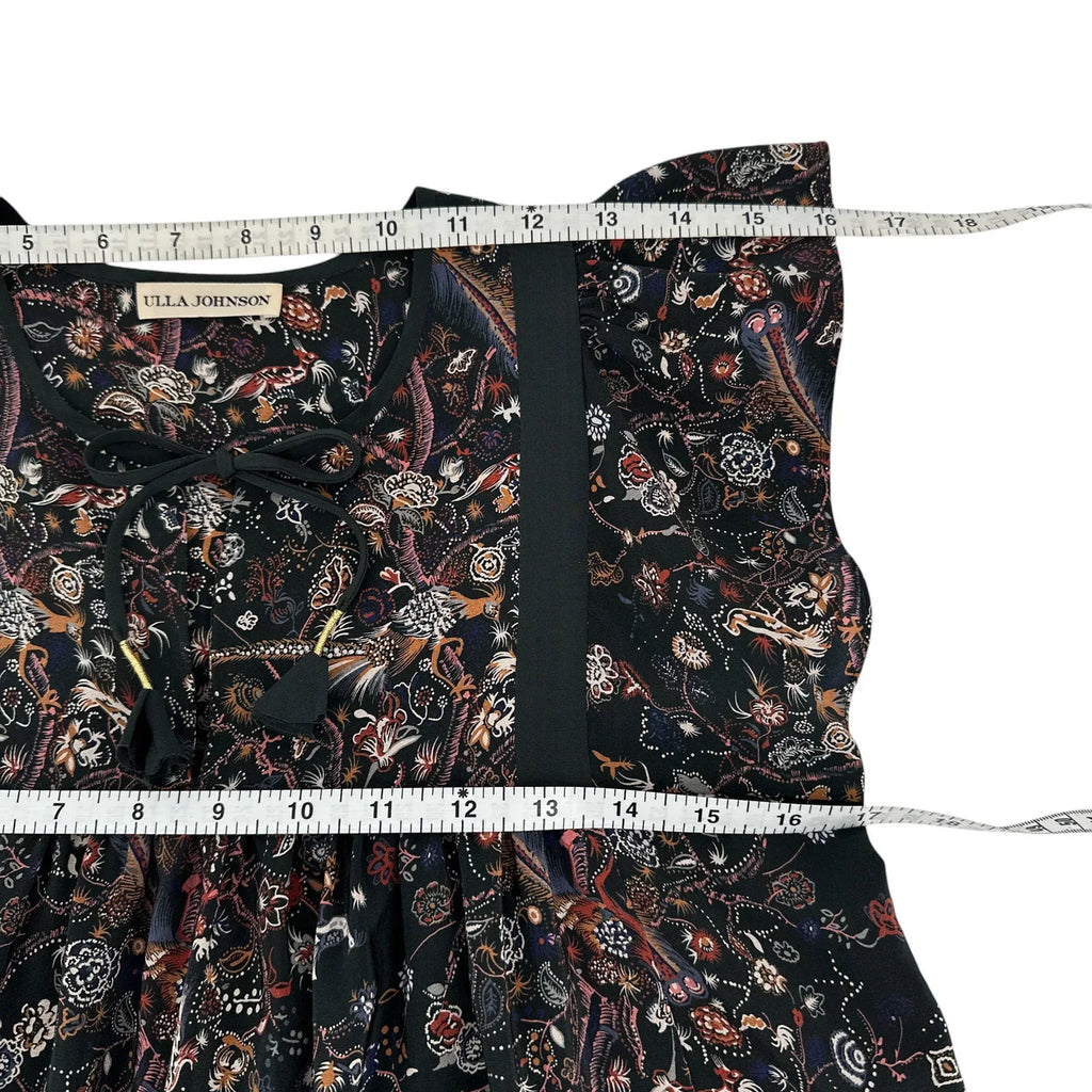 ULLA JOHNSON Posy Silk Top 0 - flyKAMP