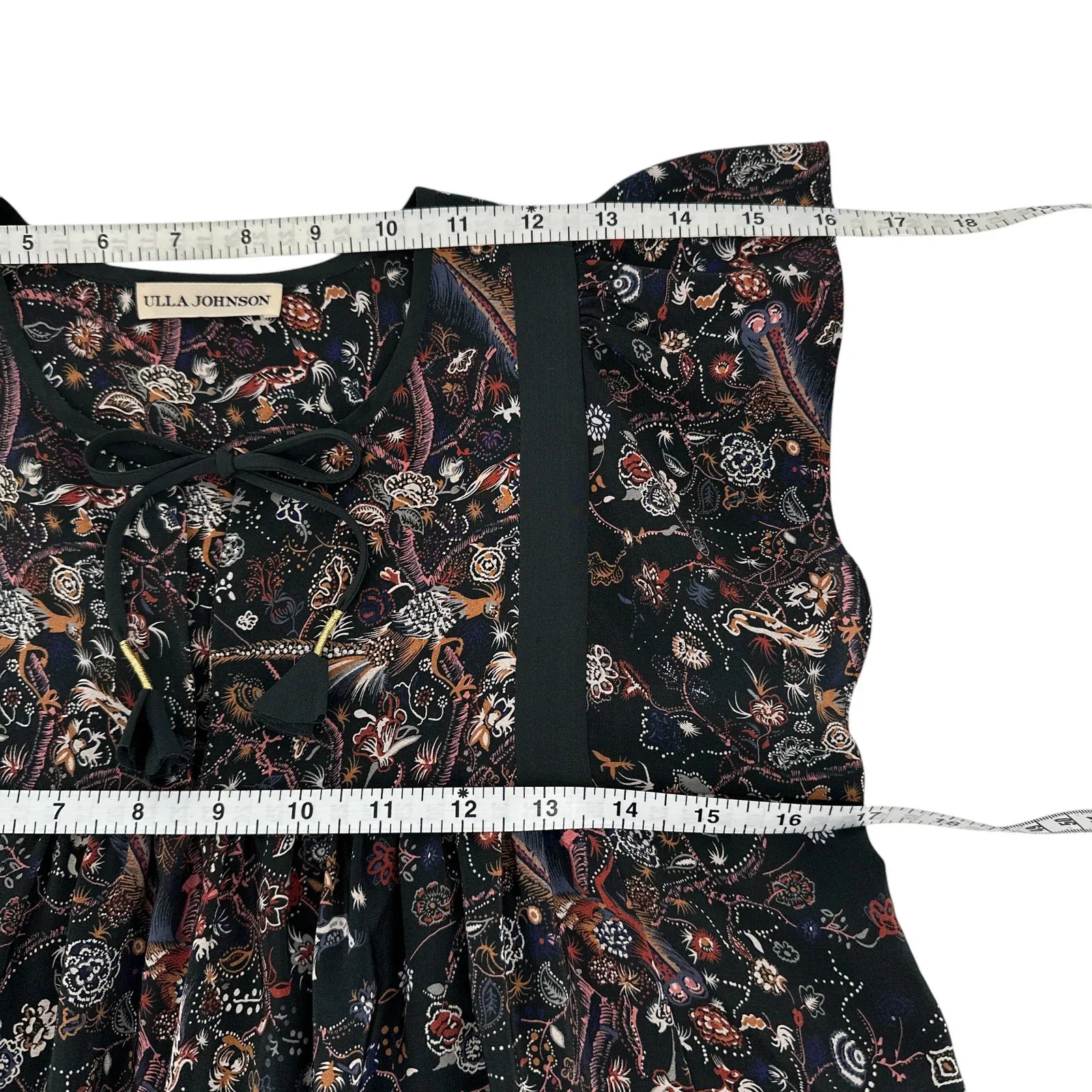ULLA JOHNSON Posy Silk Top 0 - flyKAMP