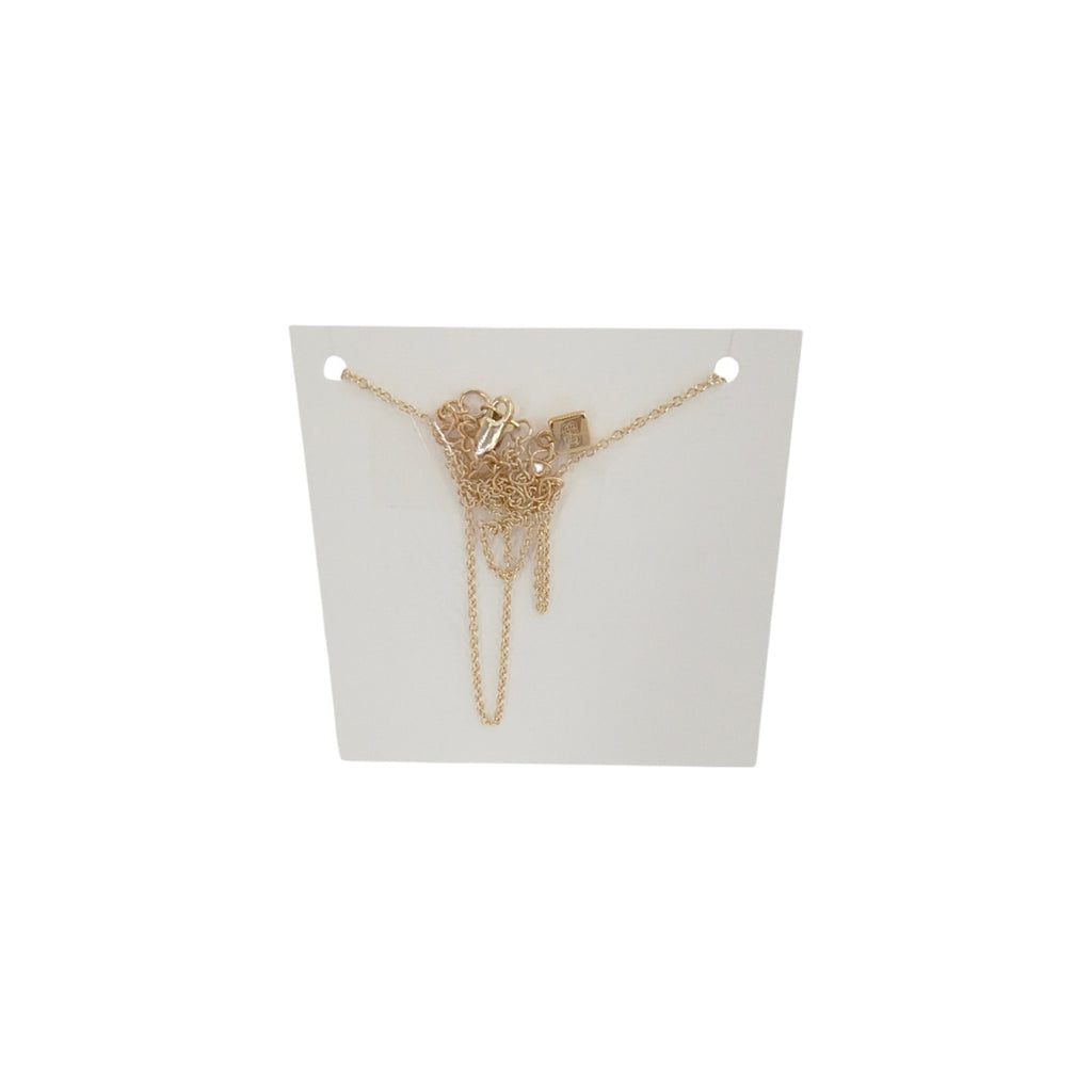 GWEN BELOTI Heart Stripe Pendant Necklace Gwen Beloti