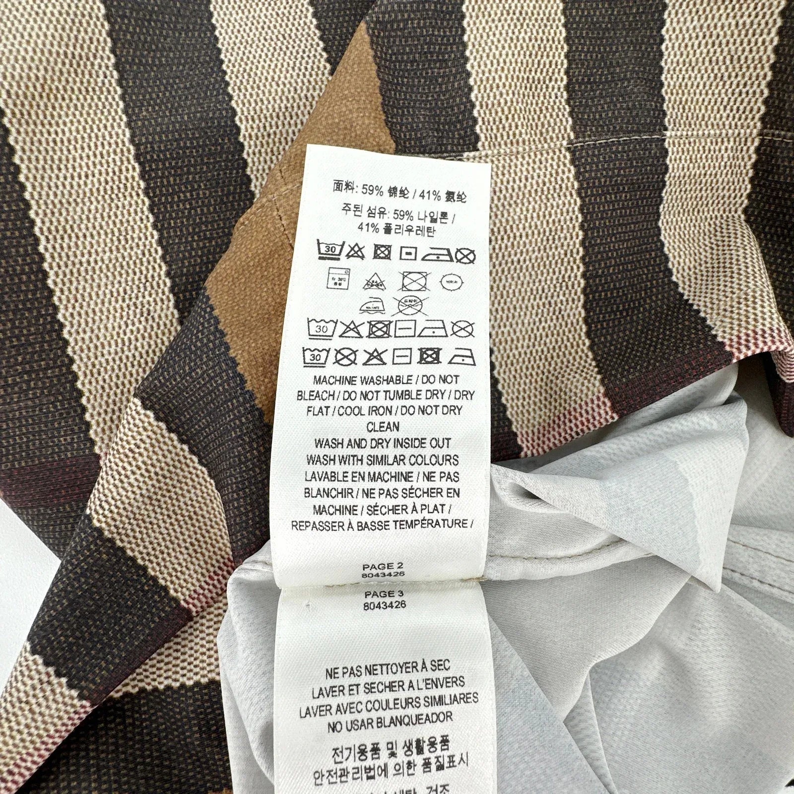BURBERRY Andrea Check Biker Short XS - flyKAMP